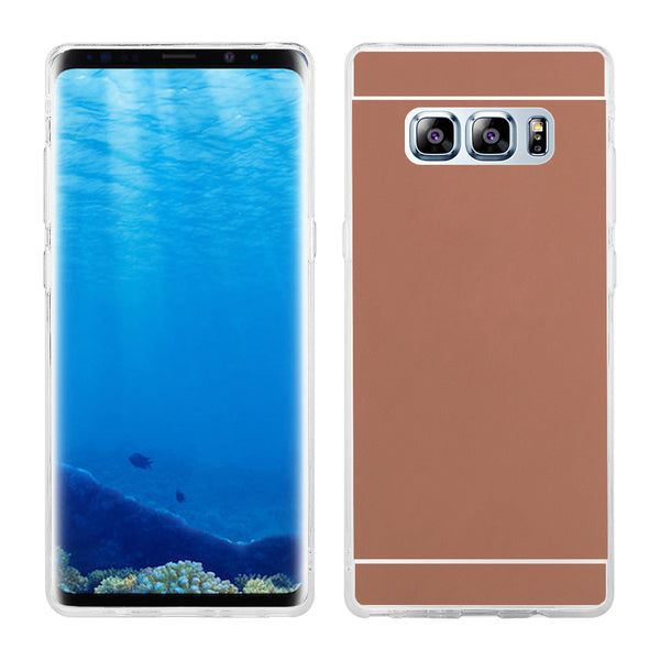 samsung galaxy note 8 mirror case - rose gold - www.coverlabusa.com