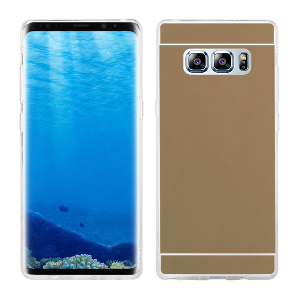 samsung galaxy note 8 mirror case - gold - www.coverlabusa.com