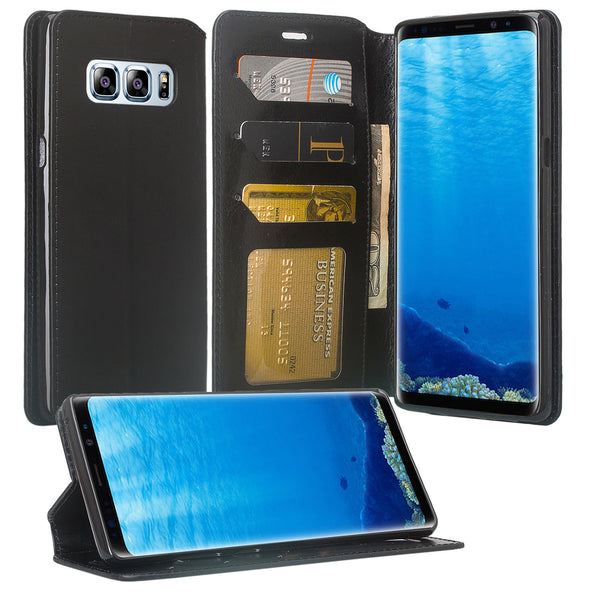 Galaxy Note 8 Wallet Case - black - www.coverlabusa.com