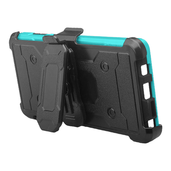 Samsung Galaxy Note 9 Hybrid Holster Case - Teal - www.coverlabusa.com