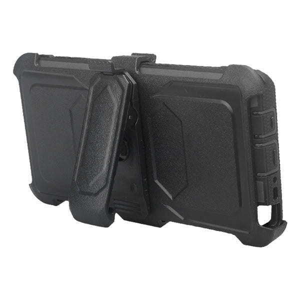 samsung galaxy note 9 heavy duty hybrid holster case - black - www.coverlabusa.com