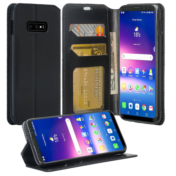 Samsung Galaxy S10e Wallet Case - black - www.coverlabusa.com