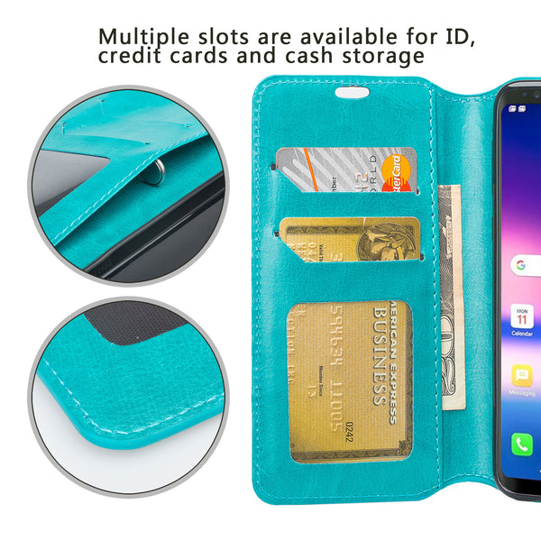 Samsung Galaxy S10e Wallet Case - teal - www.coverlabusa.com