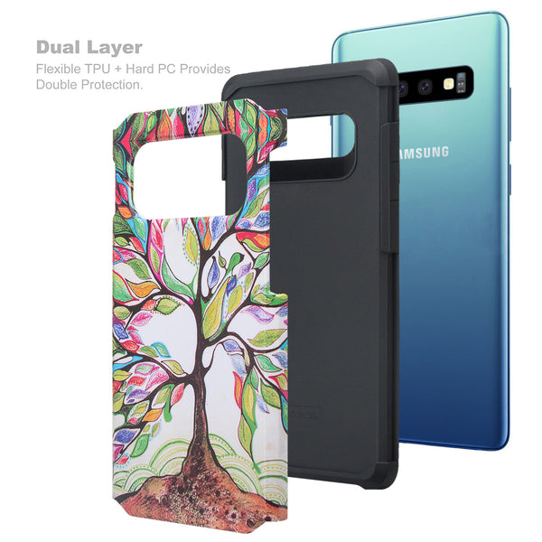 samsung galaxy s10 plus hybrid case - vibrant tree - www.coverlabusa.com