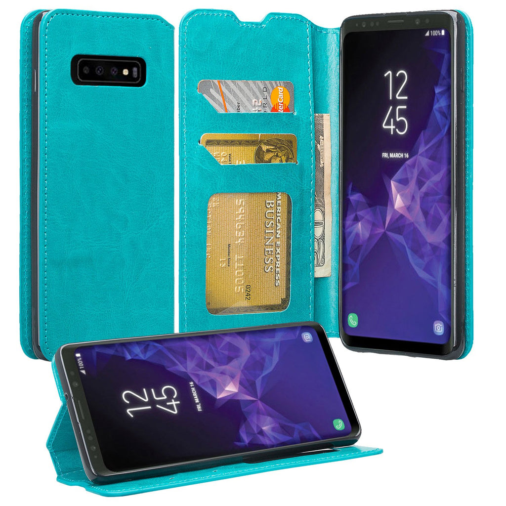 Samsung Galaxy S10 Wallet Case - teal - www.coverlabusa.com
