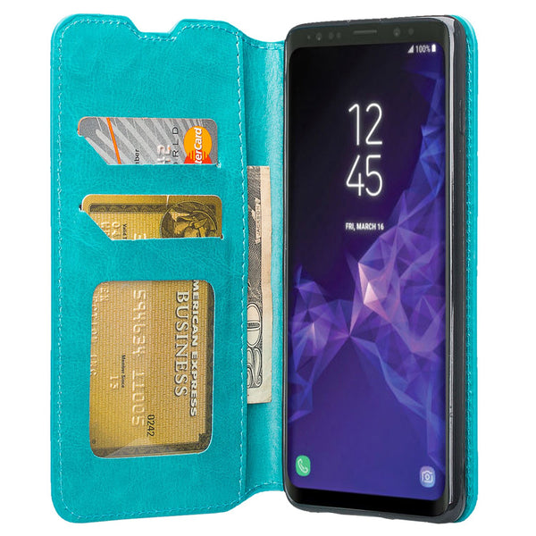 Samsung Galaxy S10 Wallet Case - teal - www.coverlabusa.com
