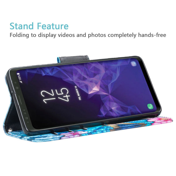 Samsung Galaxy S10 Wallet Case - blue butterfly - www.coverlabusa.com