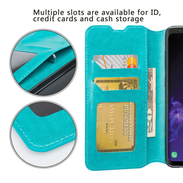 Samsung Galaxy S10 Wallet Case - teal - www.coverlabusa.com