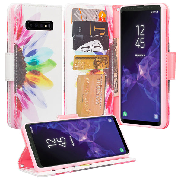 Samsung Galaxy S10 5G Wallet Case - vivid sunflower - www.coverlabusa.com