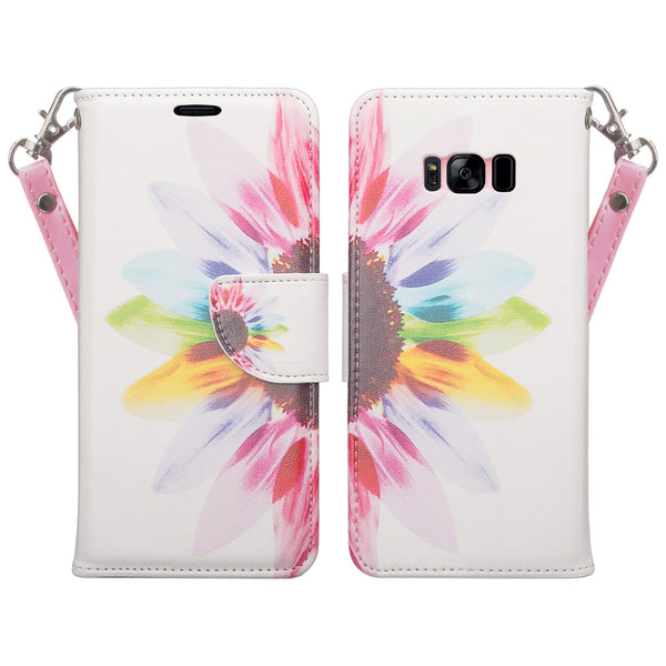 Samsung Galaxy S8 Plus Wallet Case - Vivid Sunflower - www.coverlabusa.com