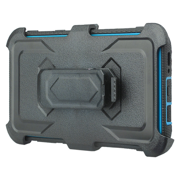 samsung galaxy s8 heavy duty hybrid holster case - blue - www.coverlabusa.com