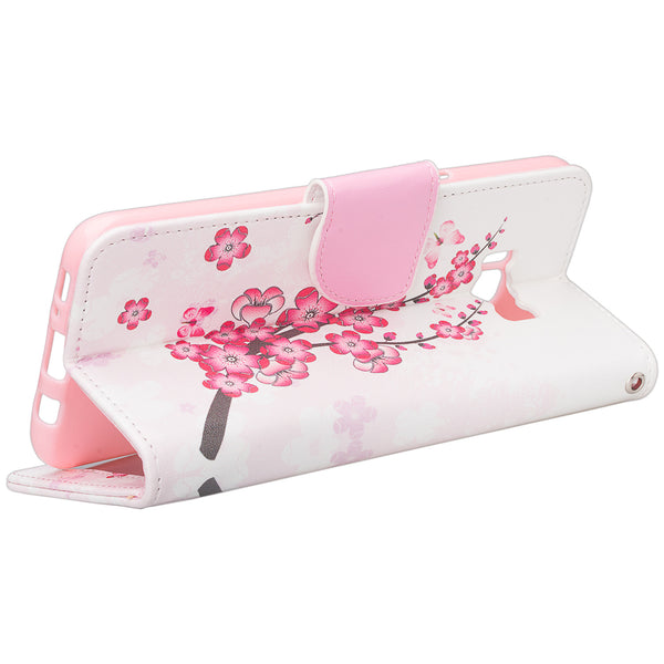 Samsung Galaxy S8 Plus Wallet Case - Cherry Blossom - www.coverlabusa.com