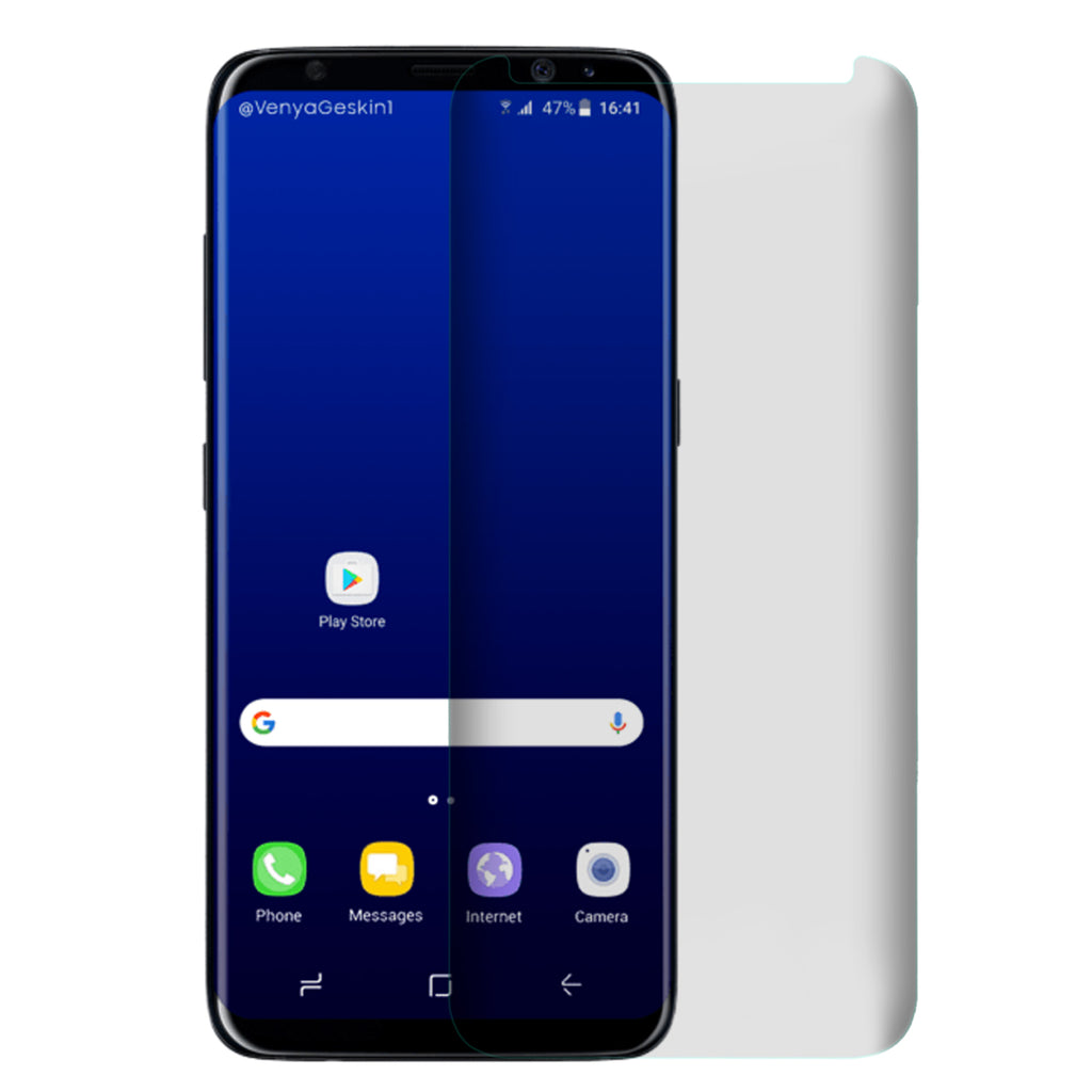 samsung galaxy S8 screen protector, galaxy S8 tempered glass - case friendly edition - clear - www.coverlabusa.com