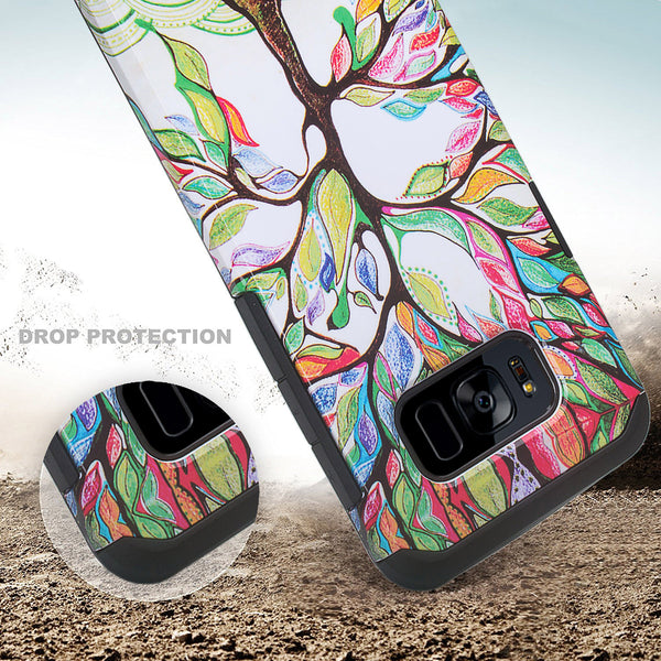 samsung galaxy S8 hybrid case - vibrant tree - www.coverlabusa.com