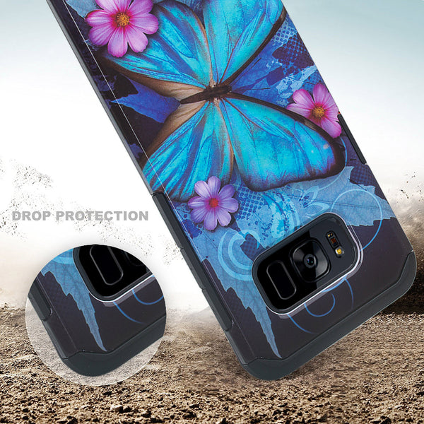 samsung galaxy s8 case -blue butterfly- www.coverlabusa.com