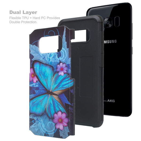 samsung galaxy s8 case -blue butterfly- www.coverlabusa.com