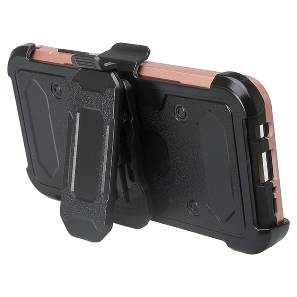 Galaxy S8 Hybrid Holster Case - Rose Gold - www.coverlabusa.com