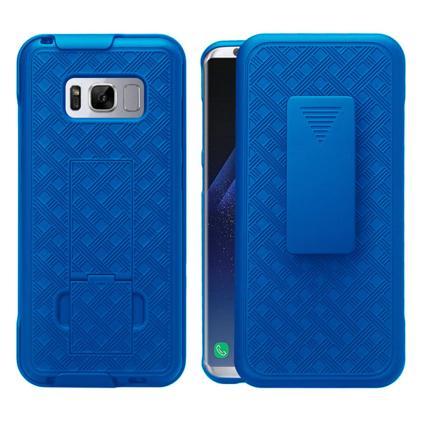 samsung s8 holster clip case - blue - www.coverlabusa.com