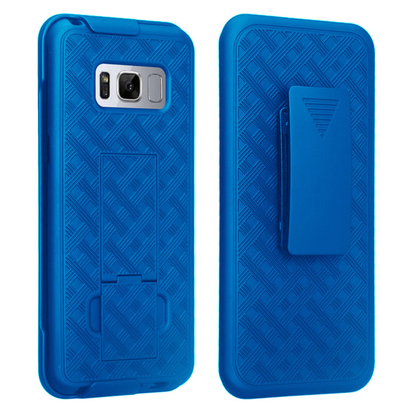 samsung s8 holster clip case - blue - www.coverlabusa.com