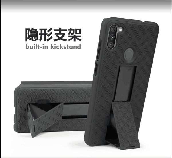 Samsung Galaxy A11 Case, Galaxy A11 Case, Rugged Slim Rotating Swivel Lock Holster Shell Combo Case for Galaxy A11