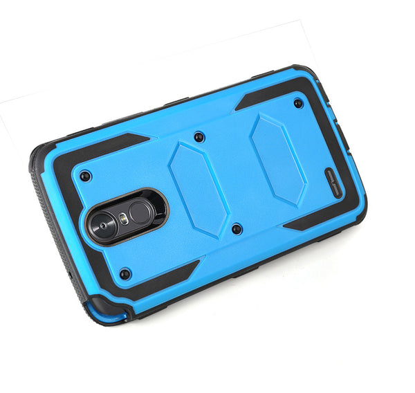 LG Stylo 3 heavy duty holster case - Blue - www.coverlabusa.com