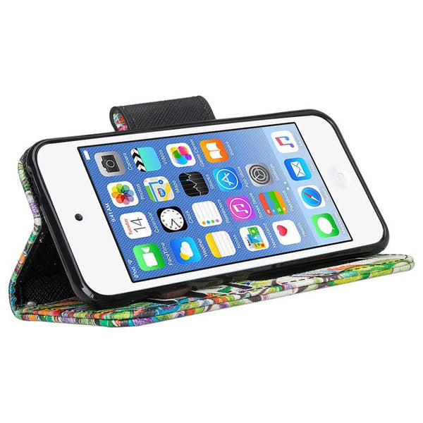 iPod Touch 5 / Ipod Touch 6 Wallet Case, - Colorful Tree www.coverlabusa.com