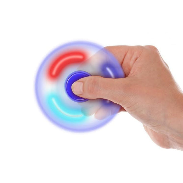 LED fidget spinner hand toy - blue - www.coverlabusa.com