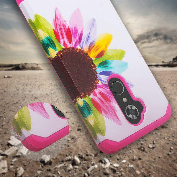 zte max xl hybrid case - vivid sunflower - www.coverlabusa.com