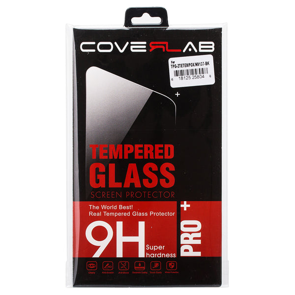 zte tempo x screen protector tempered glass - black - www.coverlabusa.com