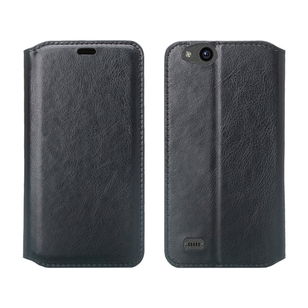 ZTE Tempo X Wallet Case - black - www.coverlabusa.com