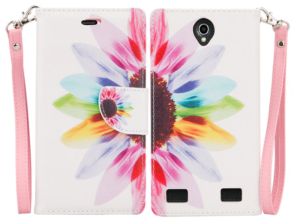 zte zmax 2 leather wallet case - vivid sunflower - www.coverlabusa.com